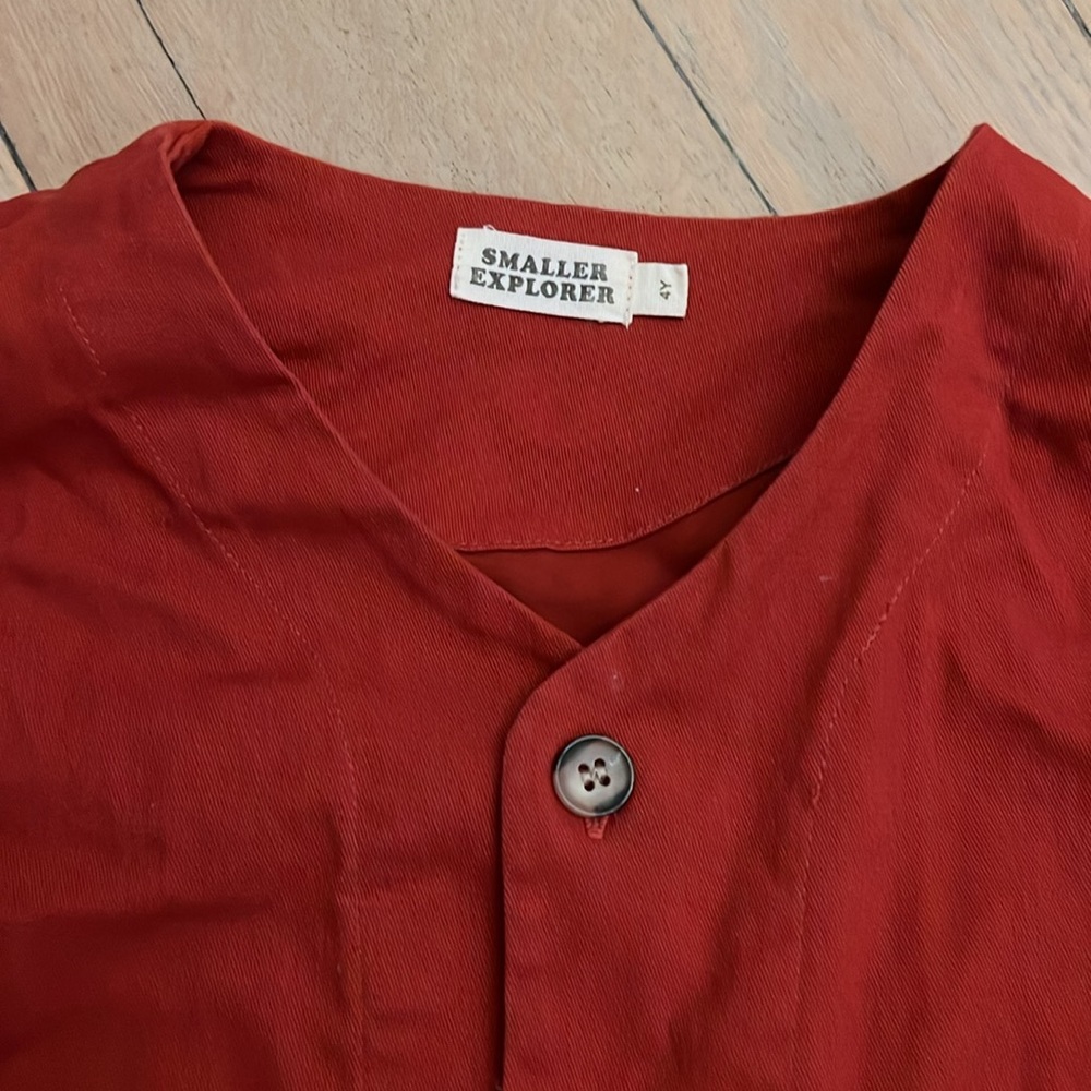 Red chore jacket - Picture 2 of 3